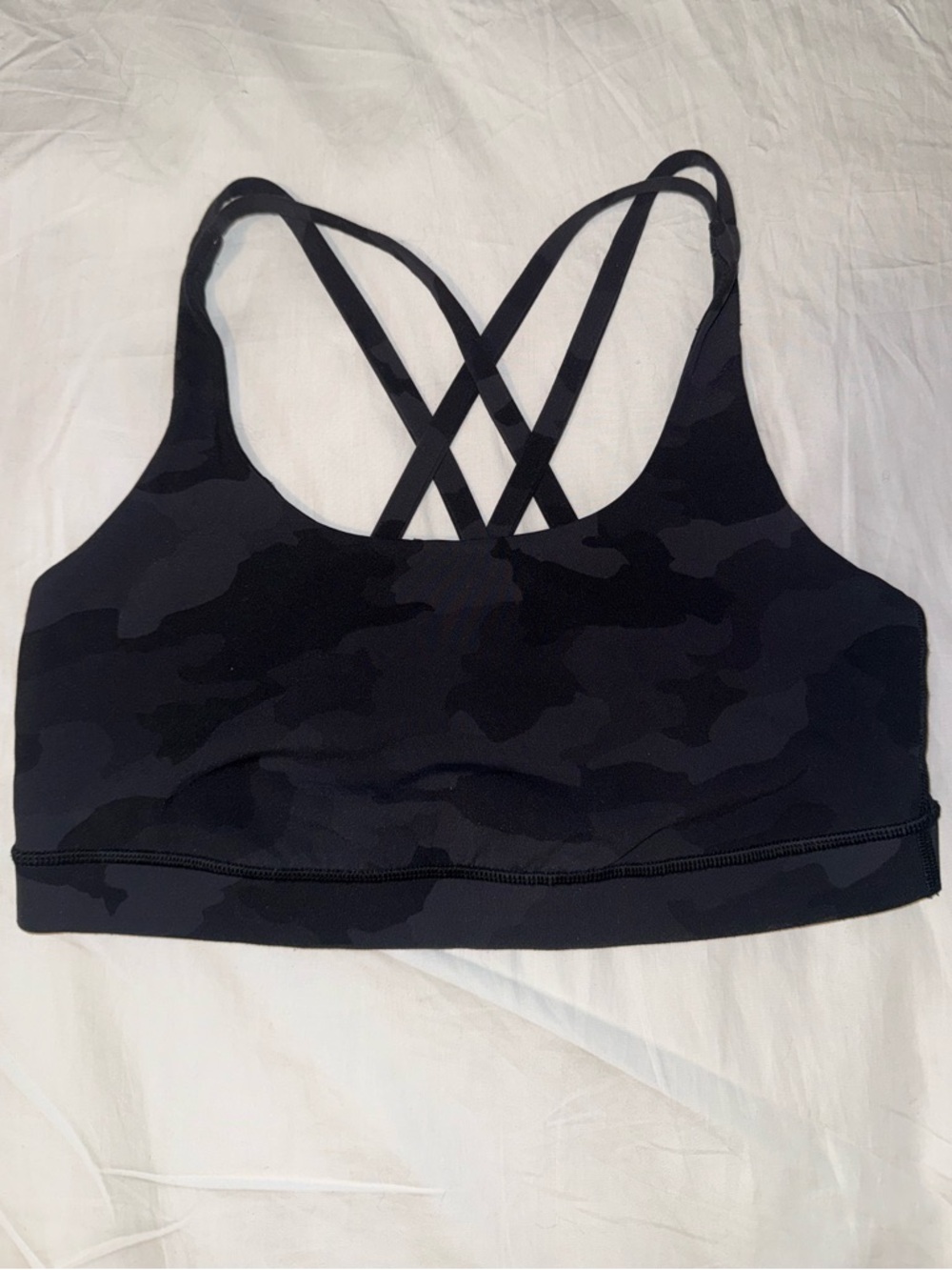 Black Camouflage Energy Bra Size 6